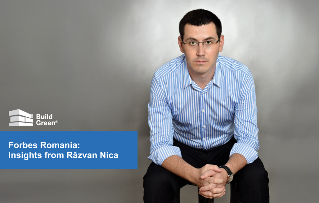  Răzvan Nica during Forbes Romania insights interview on sustainability and ESG.