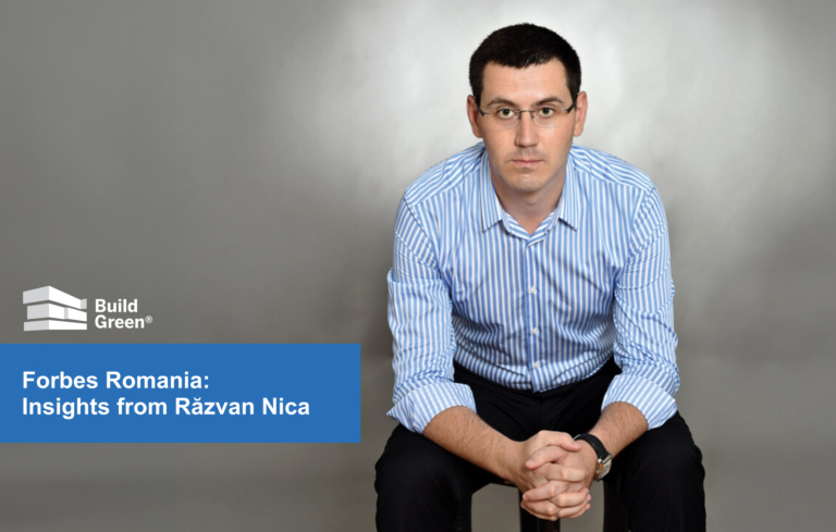 Răzvan Nica during Forbes Romania insights interview on sustainability and ESG.